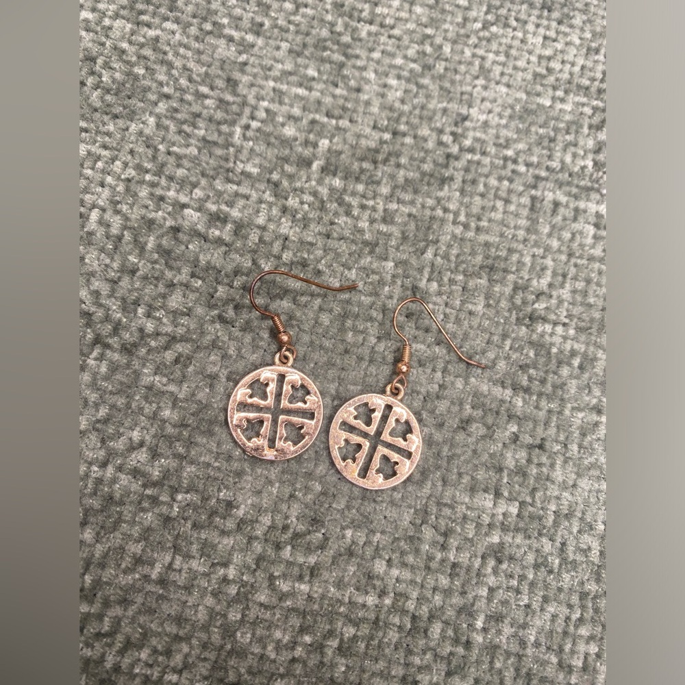 Gold Tory Burch earrings